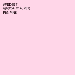 #FED6E7 - Pig Pink Color Image